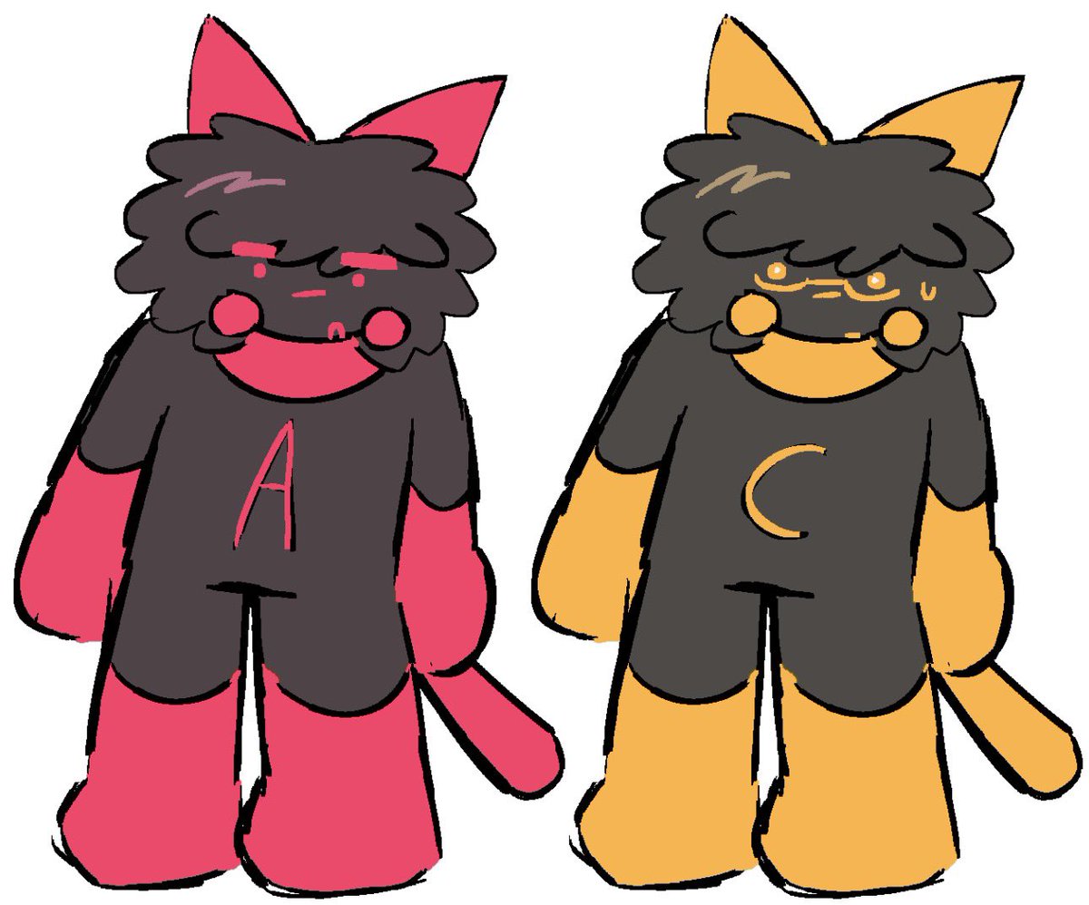 letterbfann's tweet photo. also heres afan and cfan they dont have the outline and hex codes because i got lazy they both also use they/them all letterfans use they/them because they have no gender and are sexless (yes they also cannot have sex)

but anyways ill drop the hex codes for both in the replies https://t.co/QJ6gvf6oN2