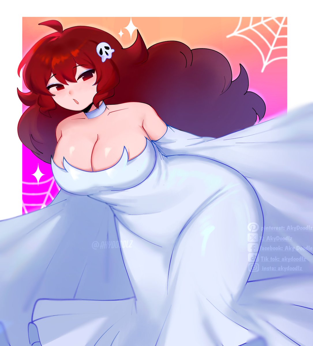 AkyDoodlz's tweet photo. Gf Boo~  💖
 #fnf #fridaynigthfunkin #fanart https://t.co/8G0oPqQCpZ