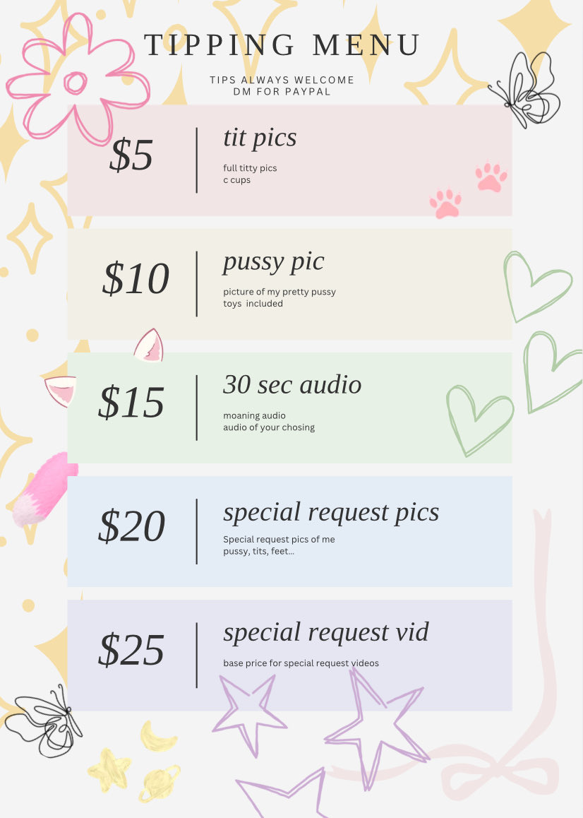 efulleref's tweet photo. hiya!!! 
here’s my menu! 

also made a throne account ~ 
https://t.co/nvaIKqllOI

as always i have the final say of pics getting sent~ 
paypal only ~ dm me https://t.co/wkJZyTQNFa