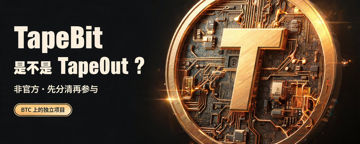 BTC 上的 TapeBit 是不是 TapeOut?蹭名项目怎么辨别