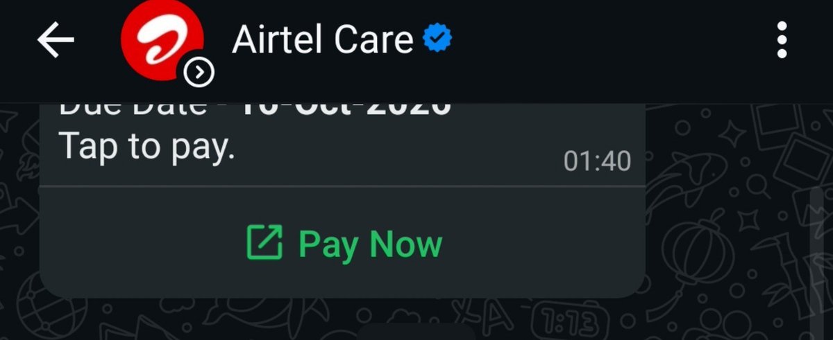 saradagakasepu4's tweet photo. Hello @airtelindia @Airtel_Presence  Do you Think is this a correct approach ??
reminding me from Oct 26th where my actual Bill generated date is Nov 5th 😔😔

Sending a normal message and a whatsapp message is distrubing me alott..!!

Only 2 months I switched to Airtel wifi and you Guys are Literally meaningless..!!

Shall I stop using #Airtel ??

Time to think about an alternative..#JustAsking #Worst