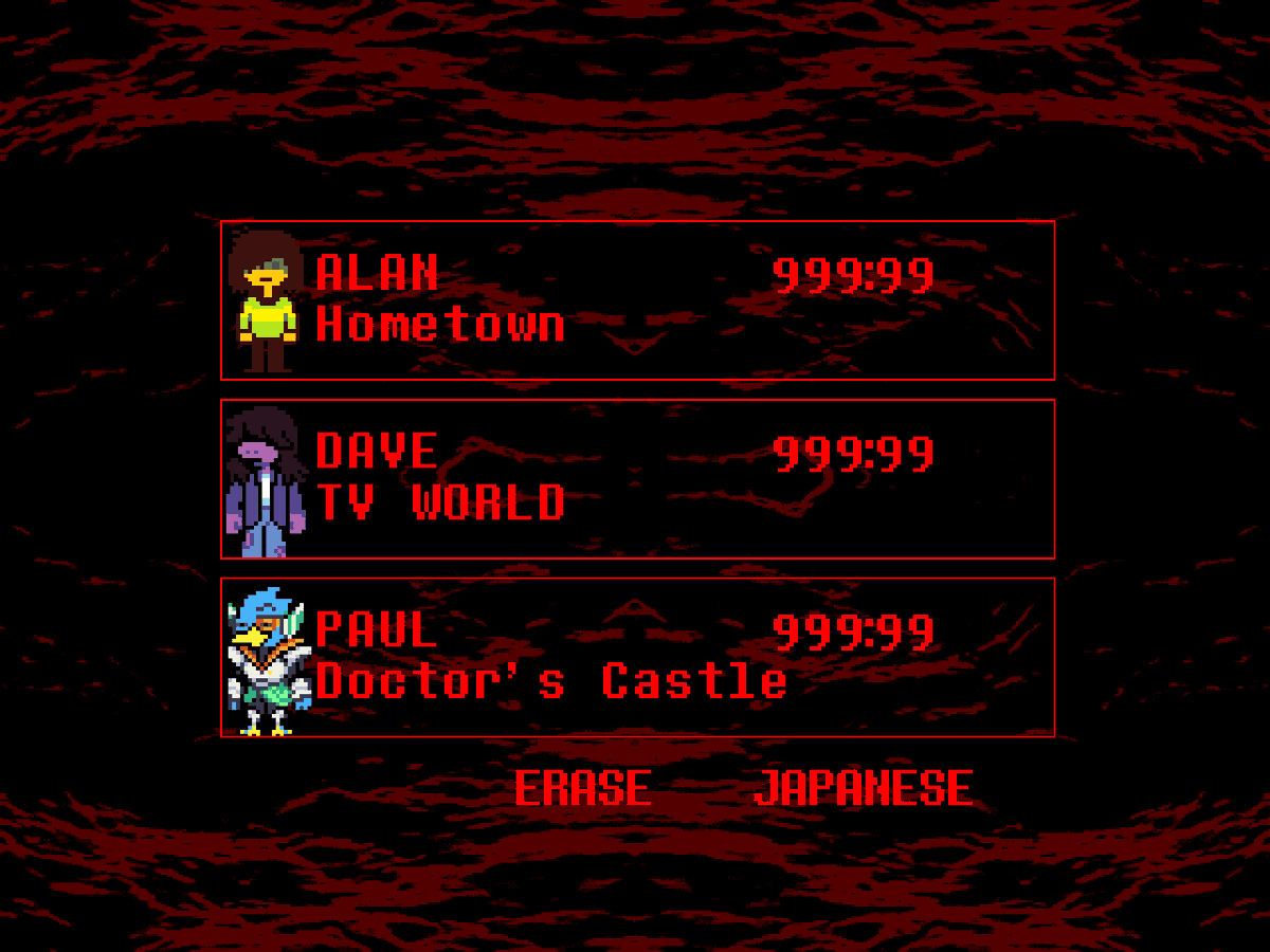 8bitWar_'s tweet photo. Deltarune PC port https://t.co/HT6Cqlmgjl