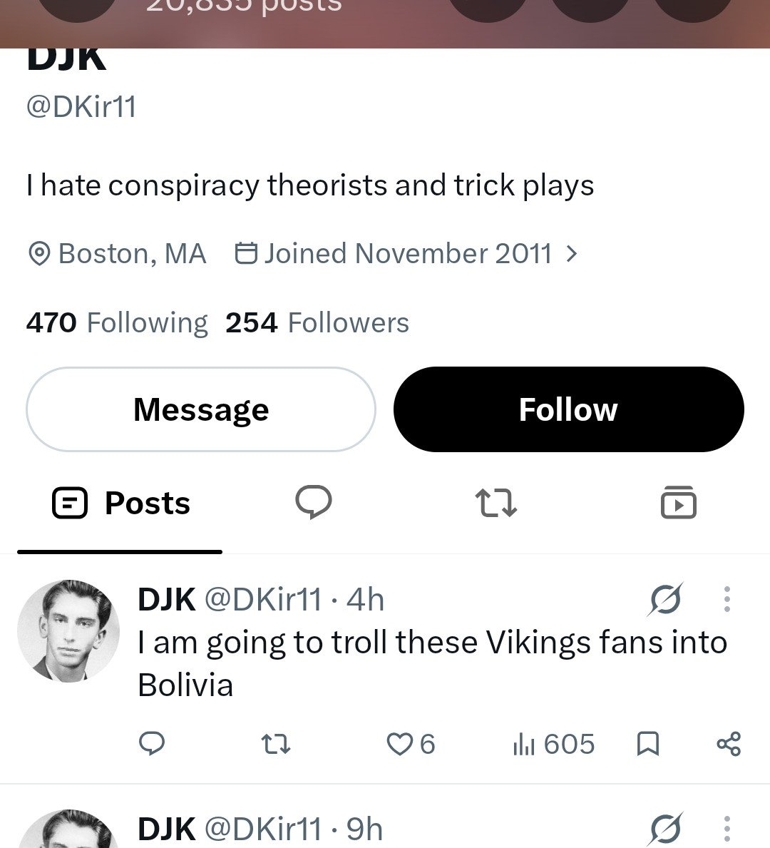ojweiman47's tweet photo. @DKir11 Stupid ass troll https://t.co/rnxaXWJ1Rp