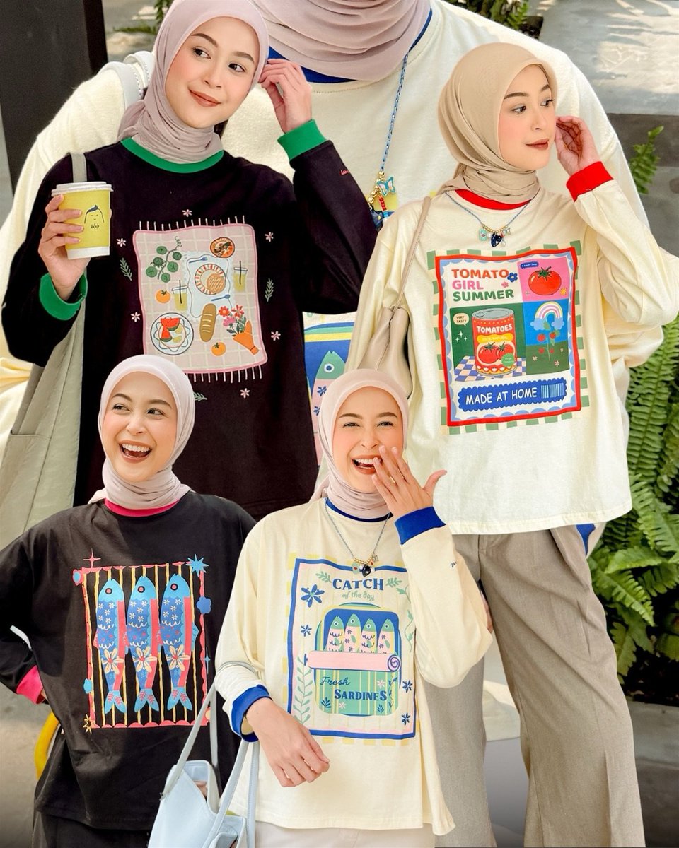 visenrys's tweet photo. gamau gatekeep koleksi kaos dari brand ini unik semua deh

ada ikan sarden, lobster, tomat, cherry mana gemesin 🤏🏻 https://t.co/FQOMtVCHgM