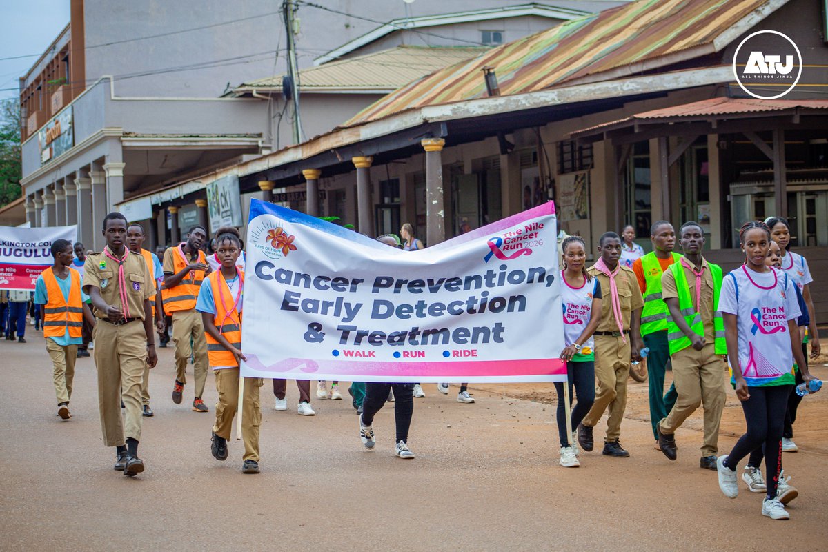 AllThingsJinja's tweet photo. On Saturday last week, All Things Jinja joined @Hospicejinja256 and the wider Jinja City community for the Nile Cancer Run 2026, united by a shared commitment to cancer awareness, prevention, early detection, and treatment.

Every participant came with a reason to show up, and together, the community turned a rainy morning into an opportunity to spread awareness, inspire hope, and stand in solidarity with individuals and families affected by cancer. A THREAD...

#AllThingsJinja | #TheNileCancerRun26