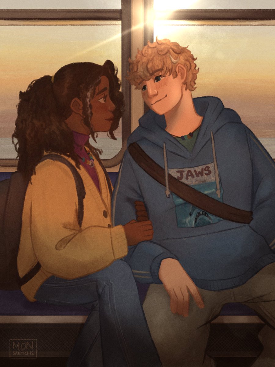 monsktchs's tweet photo. guys it’s their very first absolutely normal date!!!

#pjo #percabeth https://t.co/ZFxVSUcmDm