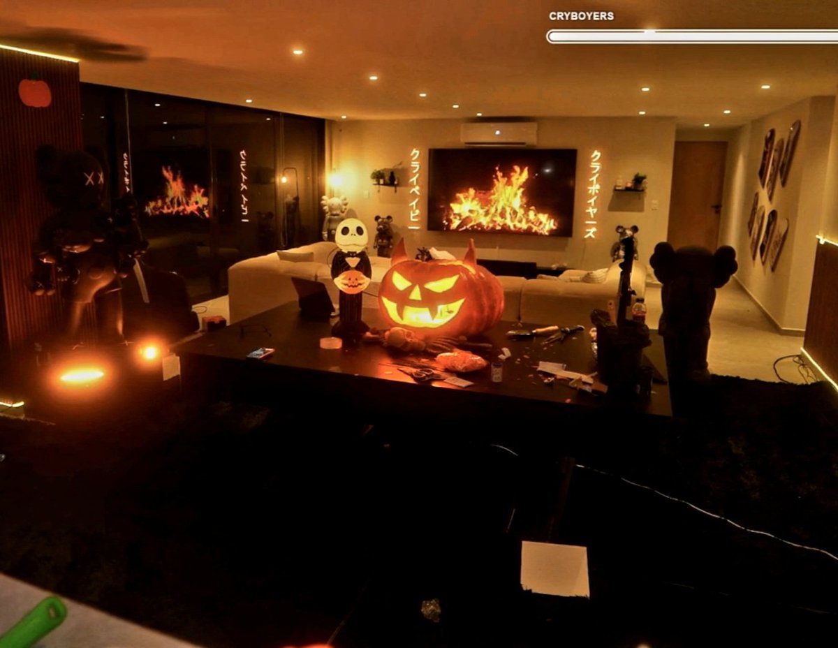 RcpSilvia72003's tweet photo. Esta quedando increíble la decoración Crylloween 🎃 🎃 👻
#CryEnExtensible6
#CRYLLOWEEN https://t.co/pF1Ye8Zl4W