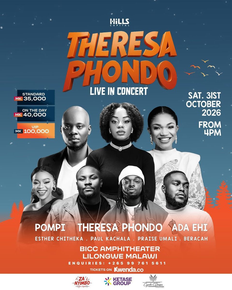 Atatepanda's tweet photo. Plan ya Saturday 🔥🔥🔥Kwa Theresa Phondo.

Tickets: https://t.co/OqLUtHHjEf

#TheresaPhondo #LiveInConcert https://t.co/zqdrAd6asb