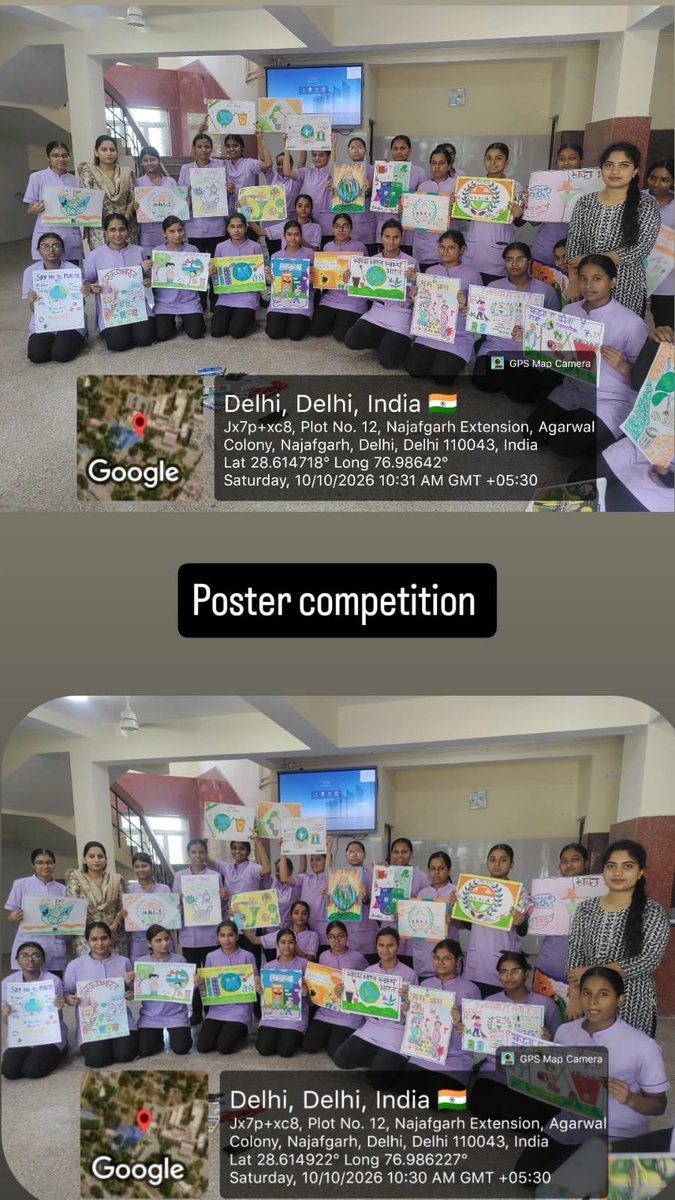 RHTCdelhi's tweet photo. 🎨📝 ANM students at RHTC participated in Poster Making, Quiz, slogan &amp; Essay Writing Competitions under the Swachhta Campaign, spreading awareness about cleanliness, hygiene and sanitation. #SpecialCampaign6 #swachhtaabhiyan
 #specialcampaign6
 #safaimeinbhalai
#CleanToCare https://t.co/SCq7Dv52UY