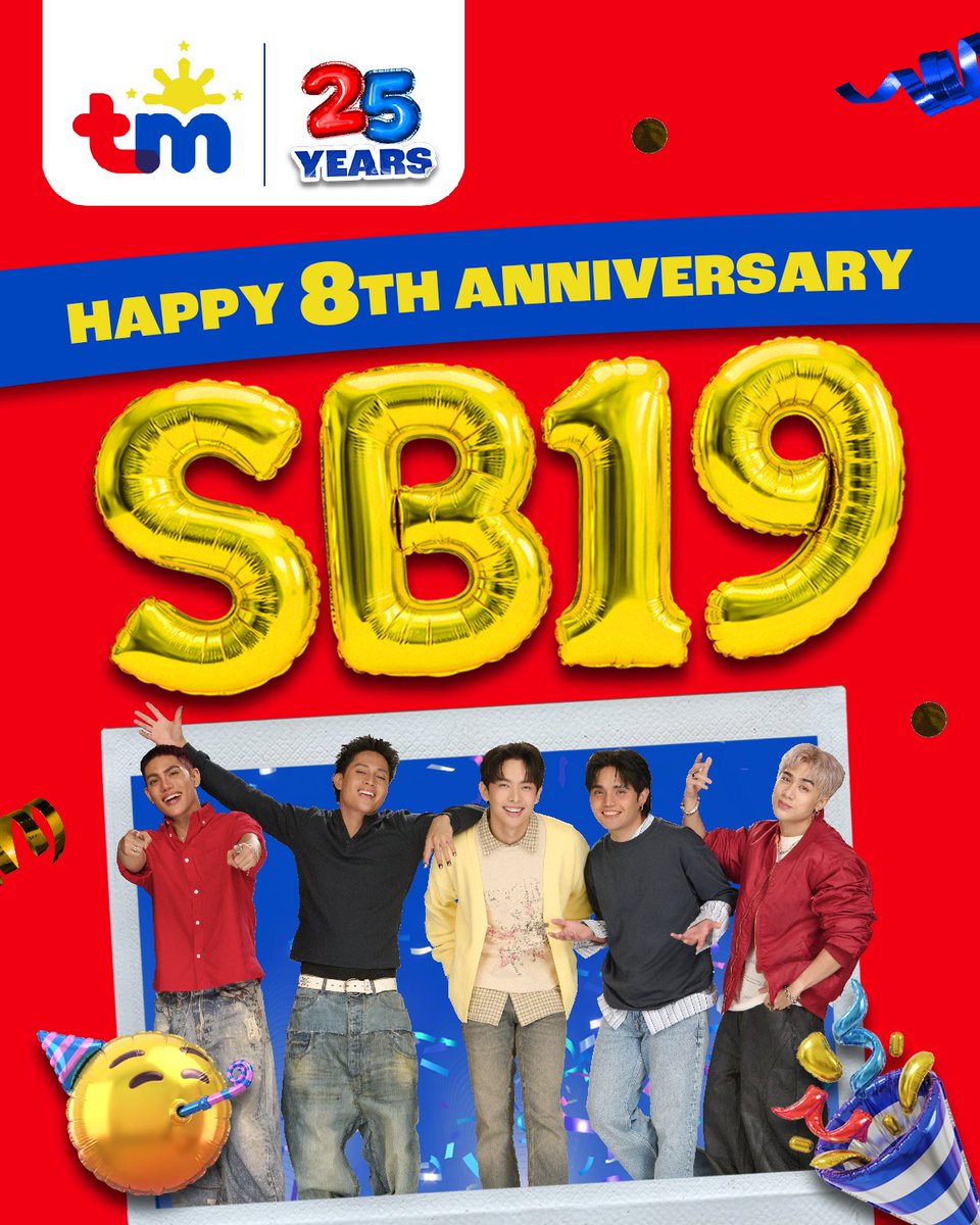 tmtambayan's tweet photo. Happy 8th Anniversary, teammate @SB19Official. 👑 Proud na proud kami sa inyo, Kings! 🫡

#TeaMTayo palagi. ♥️💙 https://t.co/Ru38kZjRrY