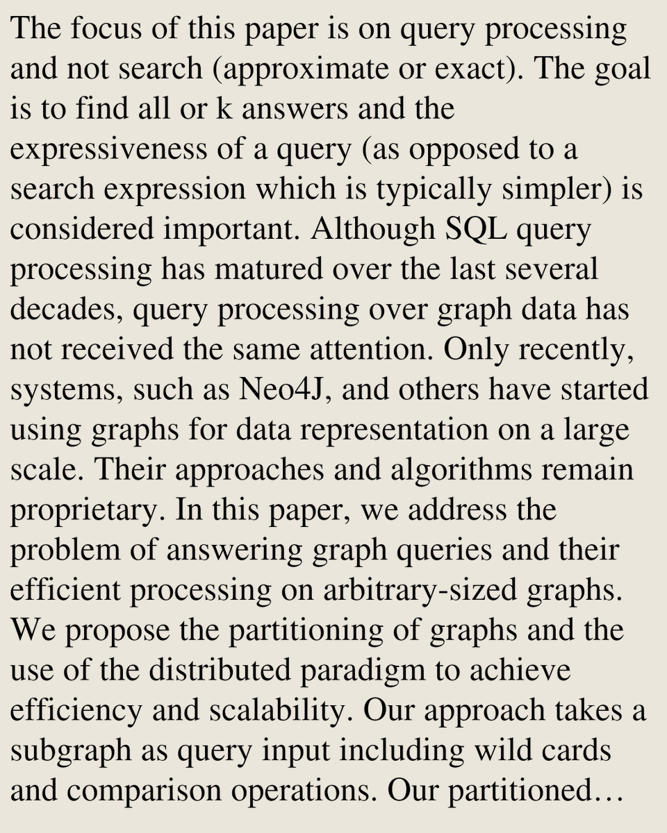 UFCS's tweet photo. Scaling Graph Query Processing: Focused Exploration on Partitions Using Load Balancing

Harshit Modi, Abhishek Santra, Sharma Chakravarthy
https://t.co/rOgTBQGeO4 [𝚌𝚜.𝙳𝙱 𝚌𝚜.𝙳𝙲 𝚌𝚜.𝙸𝚁] https://t.co/bE2joh2PUt