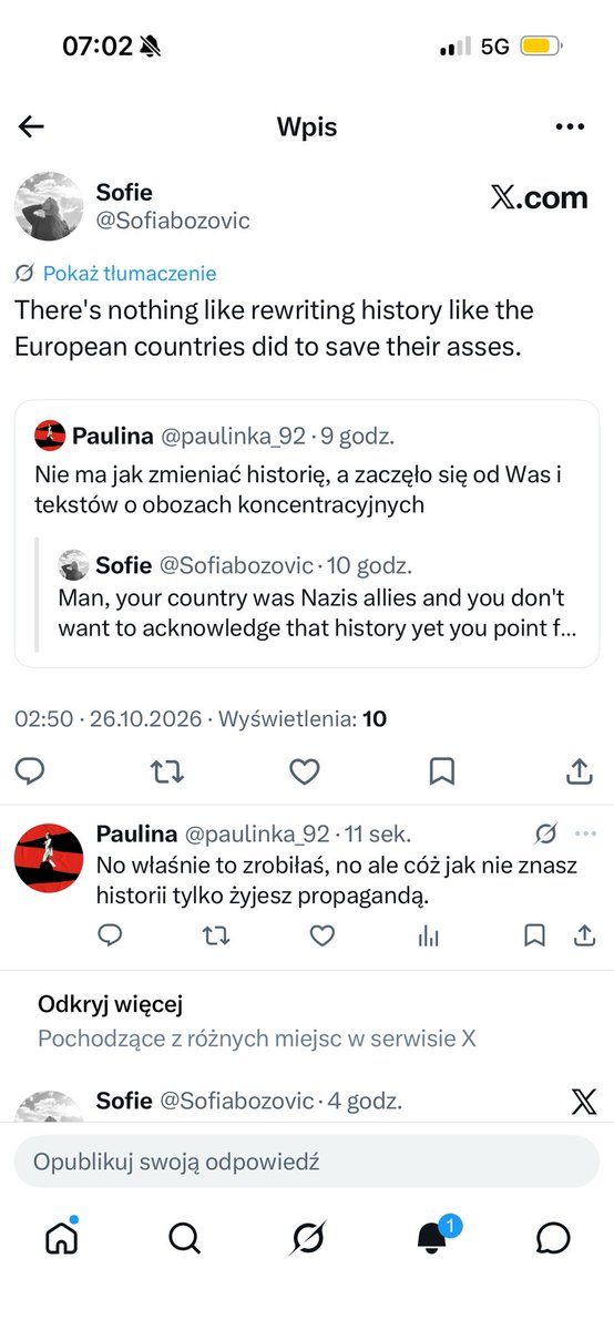 paulinka_92's tweet photo. Jak działa propaganda w Argentynie, że uważają Polskę za kraj nazistowski, ktoś tu musi odrobić lekcje historii https://t.co/VCMY9pnMt1