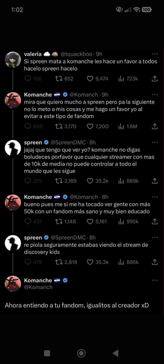 JuanBoigen's tweet photo. @SpreenDMC Tu fandom de mierda y tú destruyeron a komanche 💩 https://t.co/jkemGfvzlA
