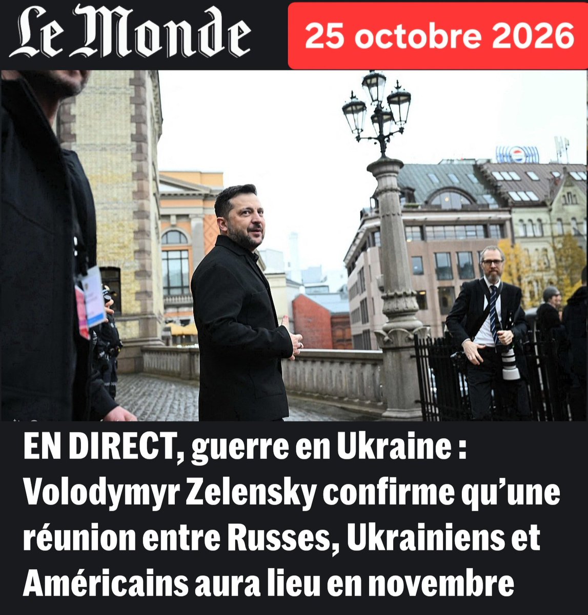 f_asselineau's tweet photo. 🇺🇦 𝗟'𝗨𝗘, 𝗥𝗨𝗜𝗡𝗘𝗘, 𝗖𝗢𝗖𝗨𝗘 𝗘𝗧 𝗛𝗢𝗥𝗦 𝗝𝗘𝗨
Contraint par la réalité du terrain où les forces otano-ukrainiennes sont plus que jamais au bord de la débandade, et contraint par le lâchage de Trump, Zelensky consent enfin à ouvrir des négociations avec la Russie, dont il sait qu'elles se termineront pour l'essentiel aux conditions de Poutine.

Selon toute probabilité, l'Ukraine modifiera sa Constitution pour préciser qu'elle n'intégrera jamais l'OTAN et reconnaîtra la cession à la Russie de la Crimée et de l'ensemble du Donbass.

Moyennant quoi, une opération de maquillage de la réalité sera probablement lancée, afin de tenter de sauver un peu la face auprès des populations européennes. Un narratif ad hoc se contorsionnera pour chanter la résilience ukrainienne et présenter cela comme une victoire des soldats ukrainiens de langue russe.

Quels que soient ces habillages, l'UE  apparaît pour ce qu'elle est :

🥶 ruinée par les dizaines de milliards d'euros qu'elle a versés en pure perte au régime de Zelensky, et au détriment du bien-être des peuples de l'UE

🥶 cocufiée par les États-Unis, à un point tel qu'il en devient comique

🥶 chargée de payer l'achat du matériel militaire américain par le régime Zelensky

🥶 contrainte de fermer les yeux sur les détournements de fonds massifs opérés par la mafia ukrainienne néo-nazie

🥶 forcée à l'autodestruction de tous ses liens avec la Russie, et à l'acceptation des conséquences colossales que cela entraîne en matière industrielle et énergétique au détriment de l'Europe

🥶 enfin, privée de tout mot à dire sur le plan de paix qui s'ébauche entre Trump et Poutine, et sur la reconstruction de l'Ukraine qui bénéficiera principalement à des fonds d'investissement et des entreprises américaines.

---------------
CONCLUSION
---------------
De mémoire d'historien, il est difficile de trouver un désastre stratégique plus complet que celui auquel nous ont conduits les européistes sur le drame ukrainien.

Au premier rang desquels Macron et tous les partisans français de Zelensky. C'est-à-dire la quasi-totalité des candidats à l'élection présidentielle...
----------
https://t.co/JcSp3FMxoM