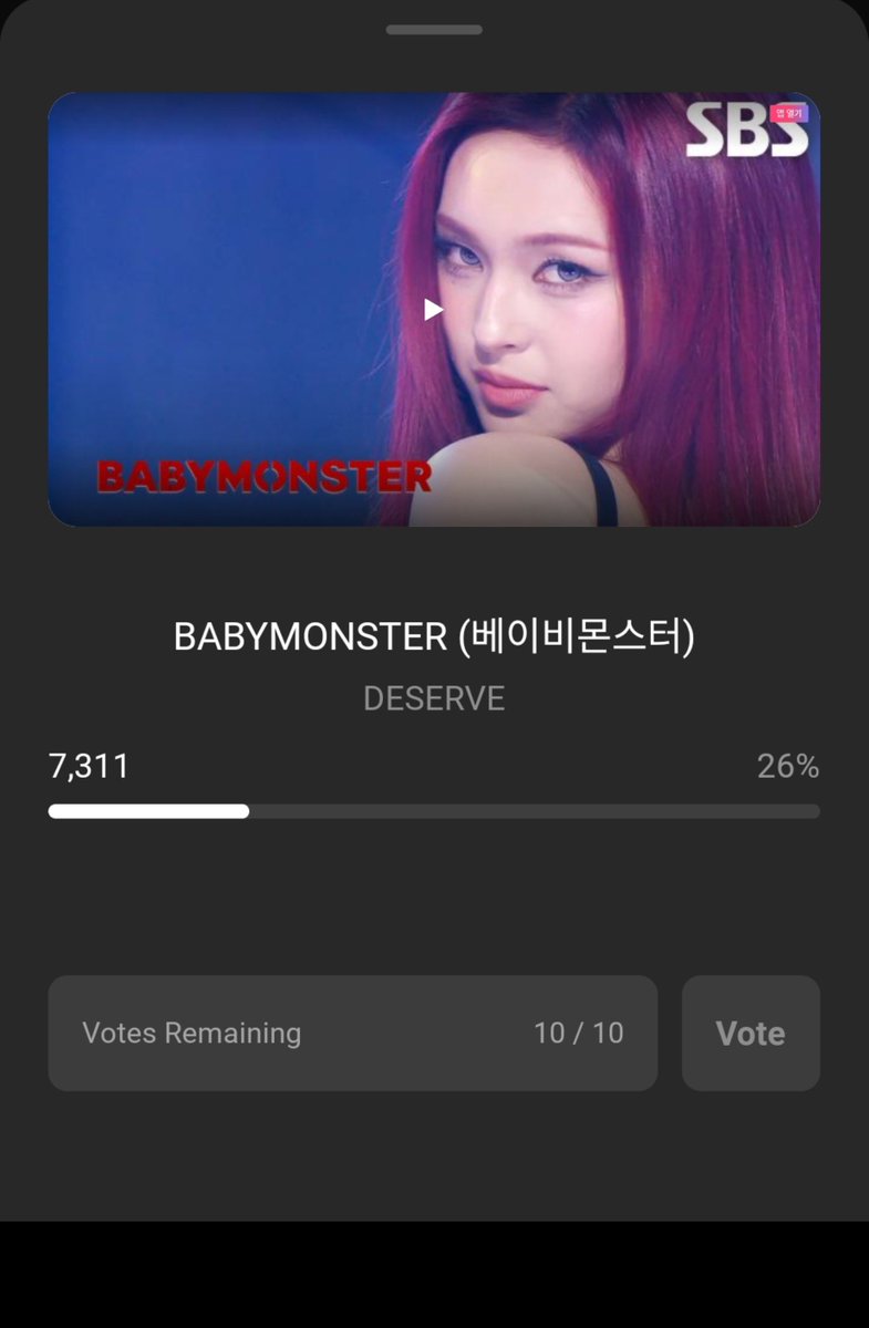 baemonvote_th's tweet photo. [D-3] HOT STAGE | INKIGAYO EP. 1328

✧ DESERVE ✧

🗳️ Higher app
https://t.co/iCvswfnoRv…
📊 อันดับปัจจุบัน #2
✅ โหวตได้สูงสุด 10 โหวต/บัญชี/วัน
✅ 1 โหวต = 30 Rubies หรือ 3 Diamonds 
🗓️ วันนี้ ~ พฤ. 29/10/26 เวลา 10.00 น.
♾️ ไม่จำกัดเมล
⏰ ตัดรอบโหวตทุกวัน เวลา 22.00 น.
🥇 ผู้ที่ได้รับคะแนนโหวตสูงสุดอันดับ 1 จะได้รับถ้วยรางวัล (🏆)

#โหวตให้คุณหนูเบม่อน #BABYMONSTER