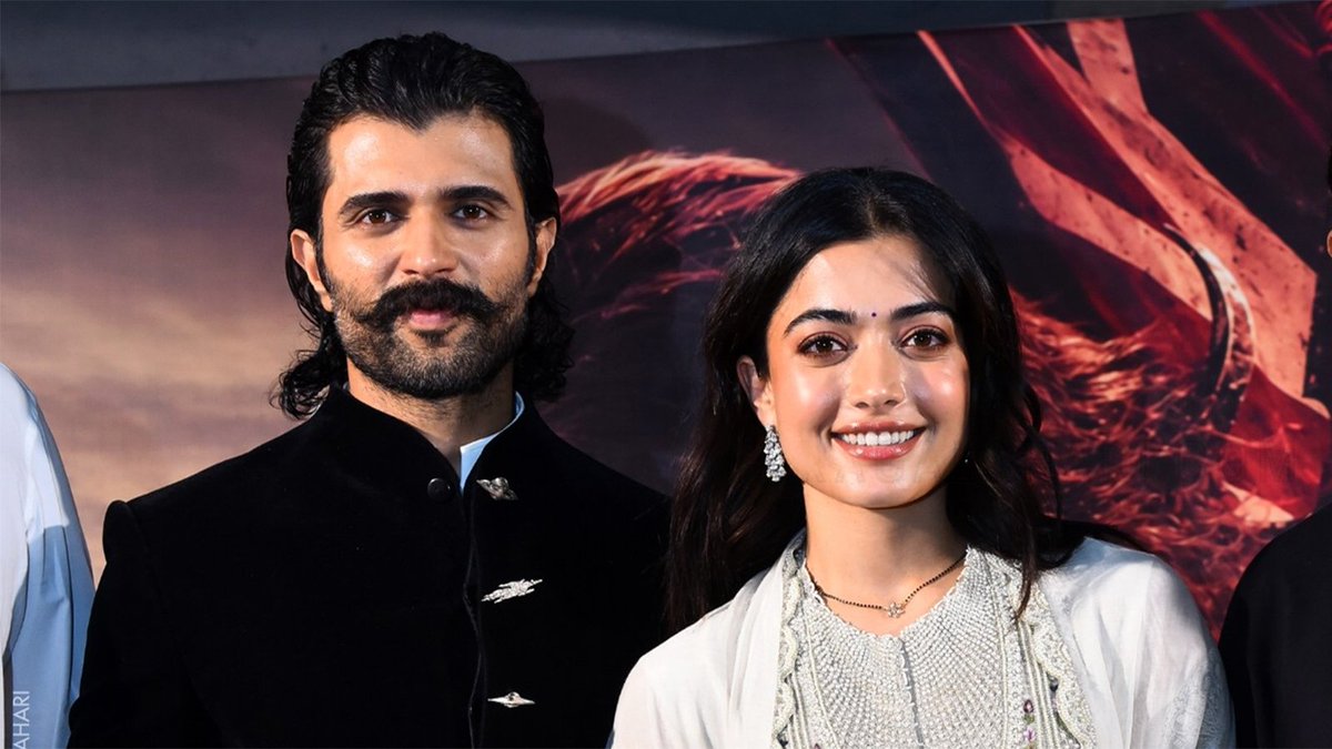 Filmyscoopss's tweet photo. "Open Twitter, Instagram, or YouTube, and you’ll see an unbelievable amount of hate directed at newlyweds #RashmikaMandanna and #VijayDeverakonda.

It seems to have started after their interviews with the North Indian media, where they spoke openly about their affection for each other. 

Since then, the negativity has continued, right up to their appearance on #KaranJohar’s show.

Neither of them said anything negative about anyone. They simply spoke about each other, their relationship, and the way they live.

Seeing social media turn those conversations into a wave of hate is both sad and puzzling.

Some people have even started speculating about their divorce. That’s an incredibly low thing to do."