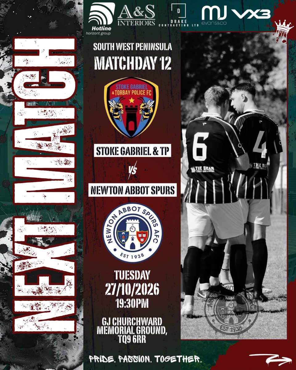 NewtonSpurs's tweet photo. ⚽️🔵FIRST TEAM FIXTURE🔵⚽️

Next up for the First Team…

🗓️ Tuesday 27th October
🆚 @stokegtpolicefc (A)
🏆 @swpleague 
🏟 Sports Lighting Stadium
⏰ 19:30 KO
▶️ 2026/27 Matchday Twelve

COYS!💙

@HotlineFencing 
@ASInteriors_ 
@VX3apparel https://t.co/8BcGcAvvWp