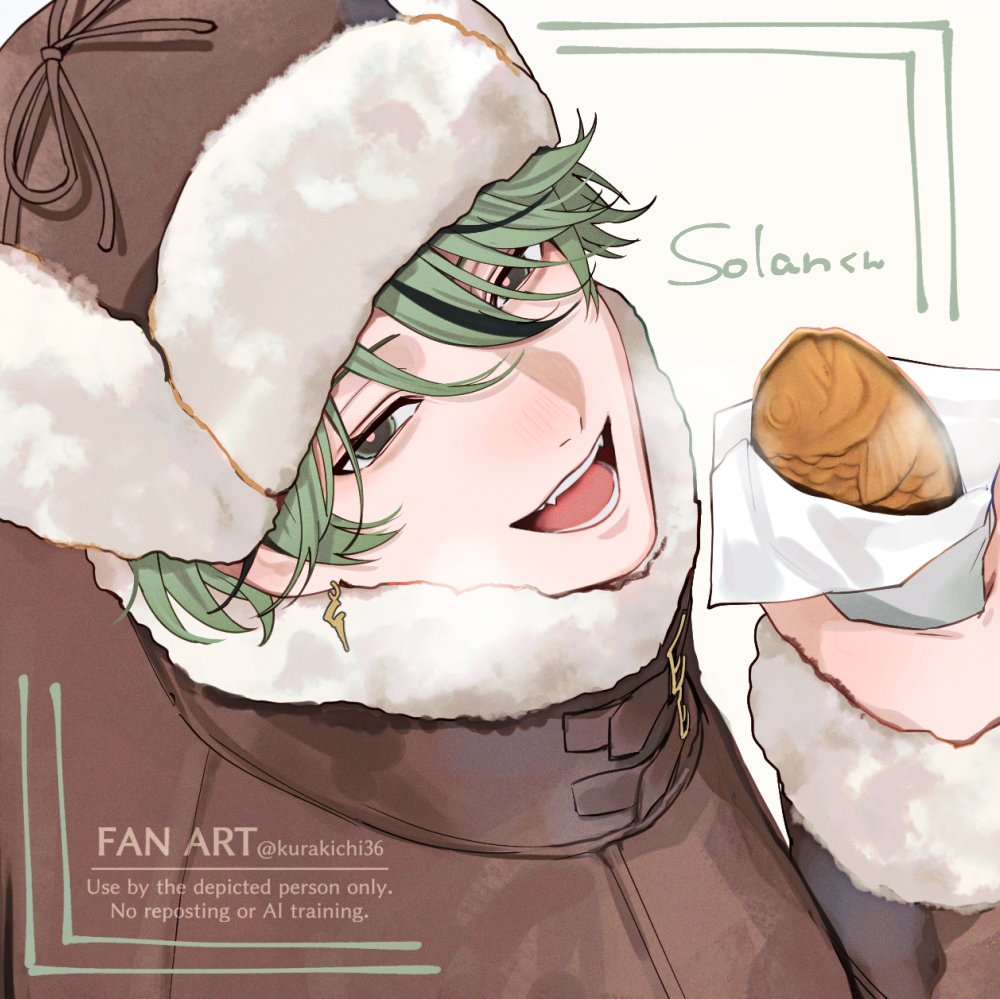 kurakichi36's tweet photo. たい焼きが美味しい季節になるよ～´ސު｀
※捏造服 https://t.co/Ea7MbeVaPR