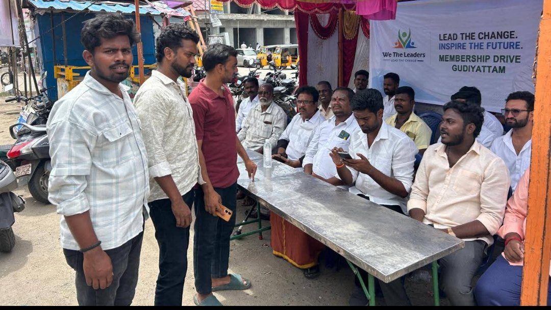 JBtwet's tweet photo. WTL Membership drive in Gudiyattam MLA seat... https://t.co/asRS06TzXq