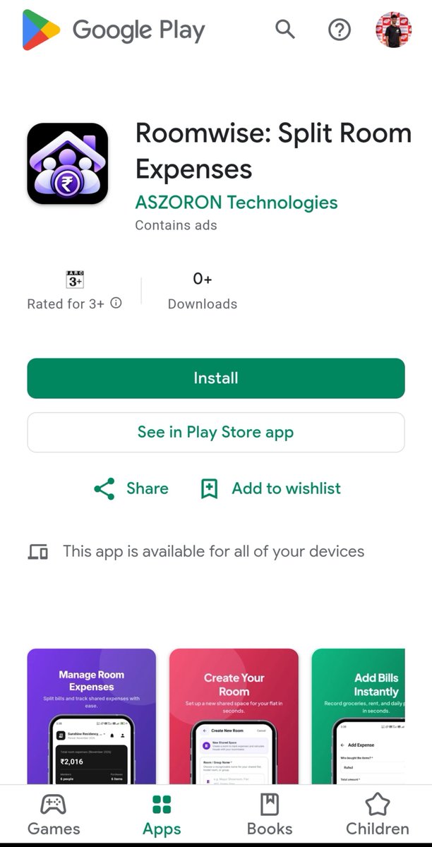 iftarul_hasan's tweet photo. 🚀 Another milestone!

My new app, RoomWise: Split Room Expenses, is now on Google Play and currently in closed testing! 🎉

Looking for Android testers to try it out and share honest feedback.

Interested? DM me your email address and I'll share the testing details. 🤝

#BuildInPublic #IndieHackers #AndroidApp
