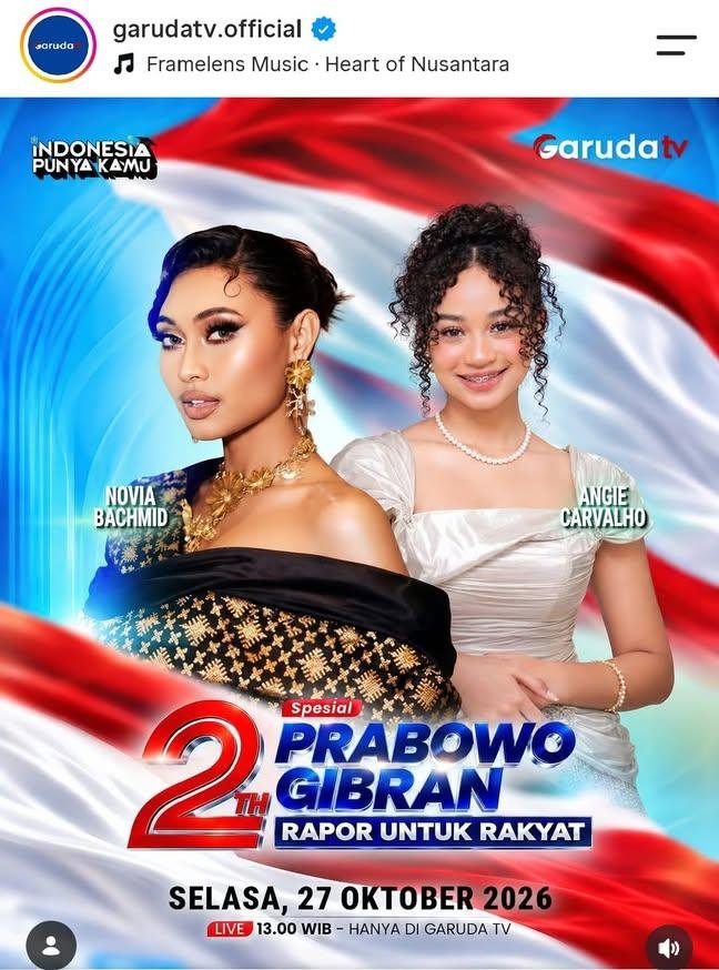 hey_strengerss's tweet photo. ACARA DUA TAHUN PRABOWO GIBRAN 

before                               after https://t.co/curqjoJeyD