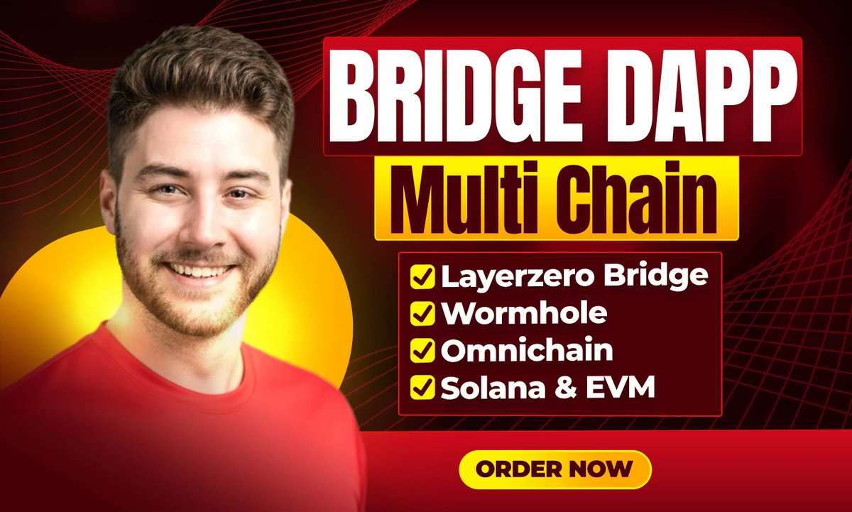ruposhamin's tweet photo. Build cross chain bridge layerzero axelar hyperlane omnichain on evms solana by Fullstack Blockchain Developer. Unlock seamless blockchain interoperability with cross-chain bridges for your project!
Tap to order: https://t.co/GRamkwXzz3
#blockchain #solana #crosschain #layerzero https://t.co/2t4XOw7EVL