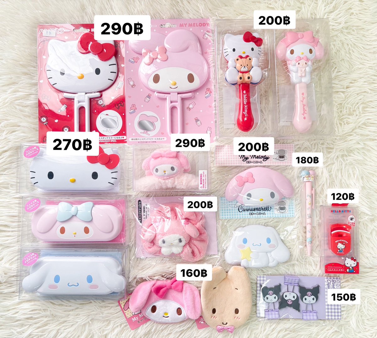 Kitkattshop's tweet photo. 🌷 สินค้า sanrio #พร้อมส่ง 🇯🇵

สินค้าซานริโอ้น่ารักๆ💖

กระจก กล่องแว่น คลิปหนีบ หวี ปากกา
กิ๊บหนีบผม ที่ดัดขนตา กระเป๋าสตางค์

💌 รีโพสค่าส่ง 29 บาท 💌
        
ผ่อนได้ นัดรับได้ แมสได้ 🫧🍥

#กิ๊บsanrio  #ตลาดนัดซานริโอ้ #รับหิ้วญี่ปุ่น #ตลาดนัดsanrio #กิ๊บซานริโอ้ https://t.co/p34X6lpozV
