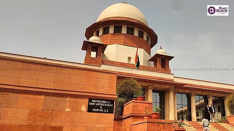 barandbench's tweet photo. Supreme Court hears a plea challenging the Chhattisgarh High Court’s refusal to grant anticipatory bail to a man accused of making allegedly objectionable remarks about Hindu women in a social media post.

Adv Prashant Bhushan: It’s a Facebook post which just says, go teach the Hindus that the tax on women covering their breasts was not imposed by Aurangzeb but by some Brahmin. That's all. This is not an offence.