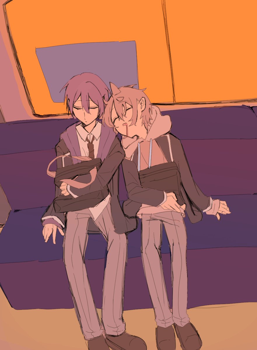 syonr_love's tweet photo. 座ってるイラストとか超久しぶりに描いたンゴね https://t.co/oKcwknRZ8L