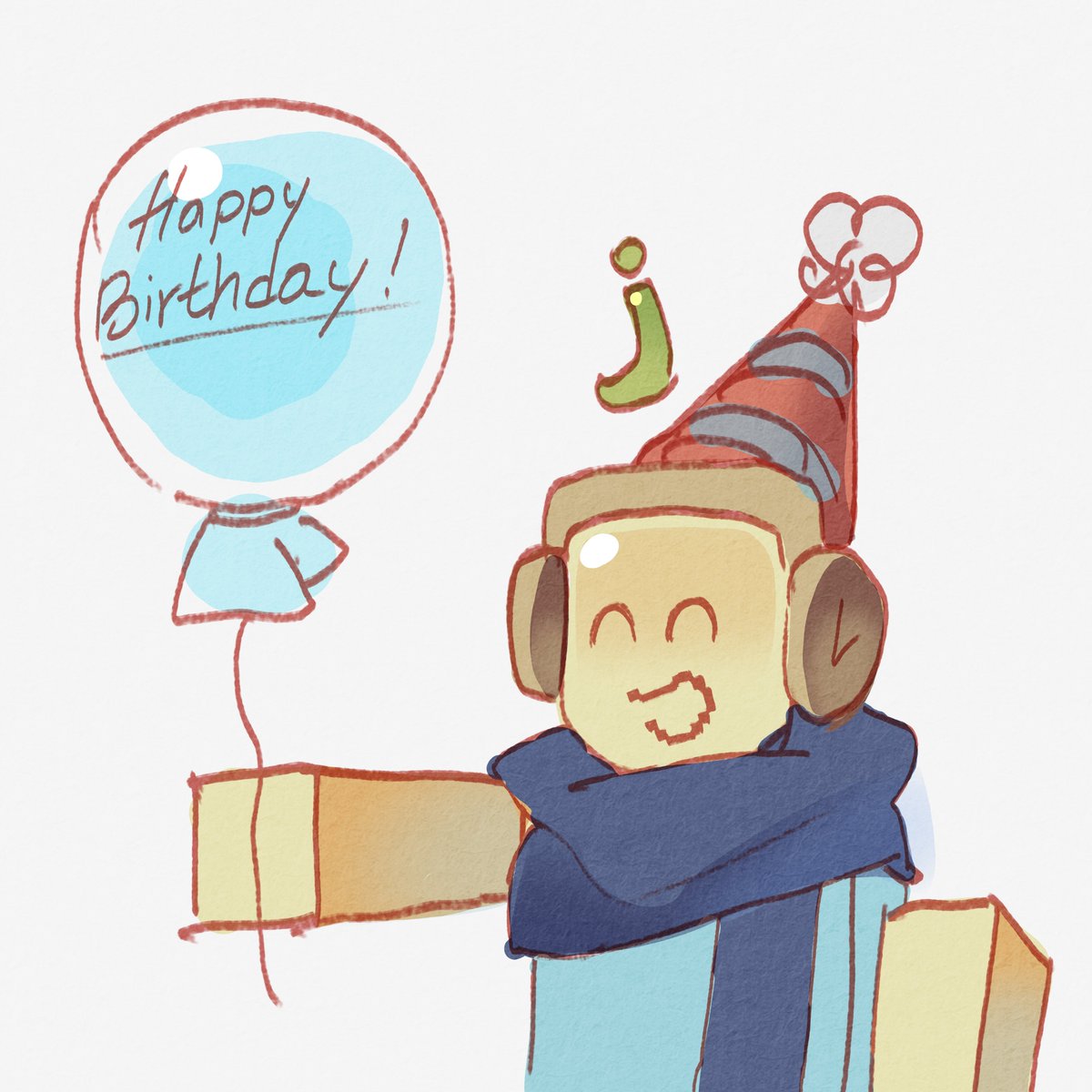 shiokaze_65's tweet photo. sorry! this was rushed because i wanted to draw it for you quickly... 🙏
please accept it and happy birthday! 🥳 @databyteee https://t.co/fAXNv1P9PS