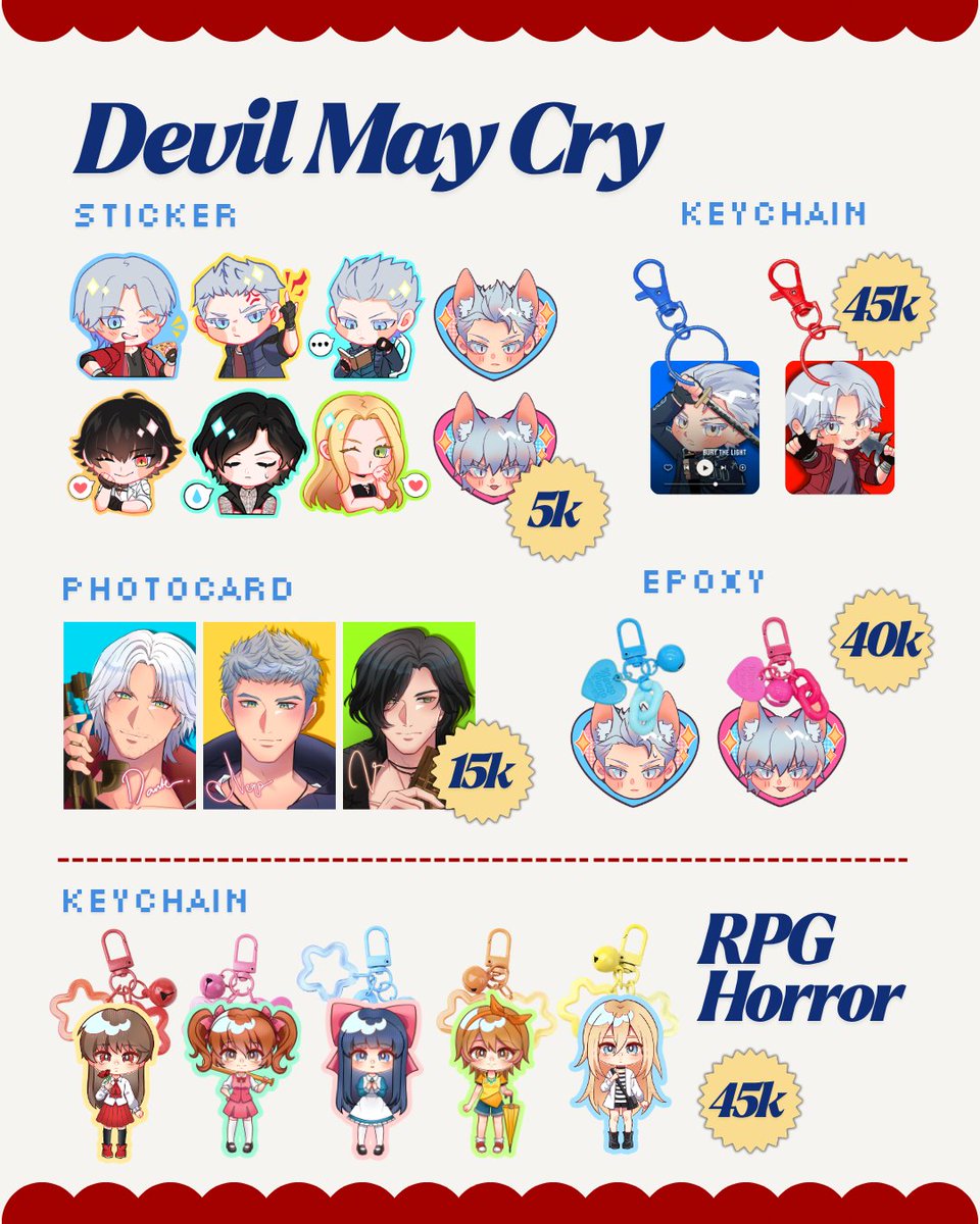 peachitupink's tweet photo. [🧡&amp;🔁 are appreciated!]

Peachitupink full catalog for #CF23 !

📍 https://t.co/N0BjR1v0rh - P18 (BOTH DAYS)
📦 OTS only
🏷️ Apex Legends, DMC, Hotline Miami, Resident Evil, Silent Hill, RPG Horror

#comifuro23 https://t.co/y6SjHx8fKI