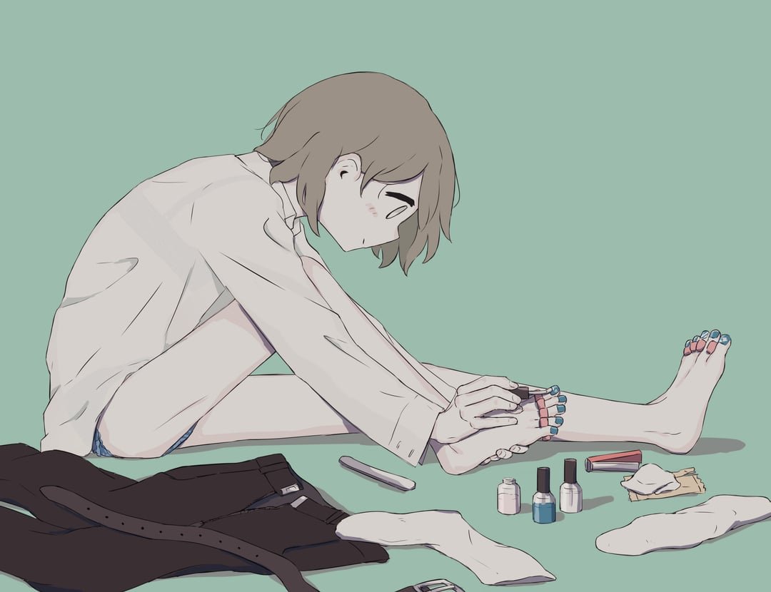 enzonanozone's tweet photo. im convinced theyre trans or know someone who is, their depiction of dysphoria and trans joy is striking https://t.co/nPBcXms6ZZ