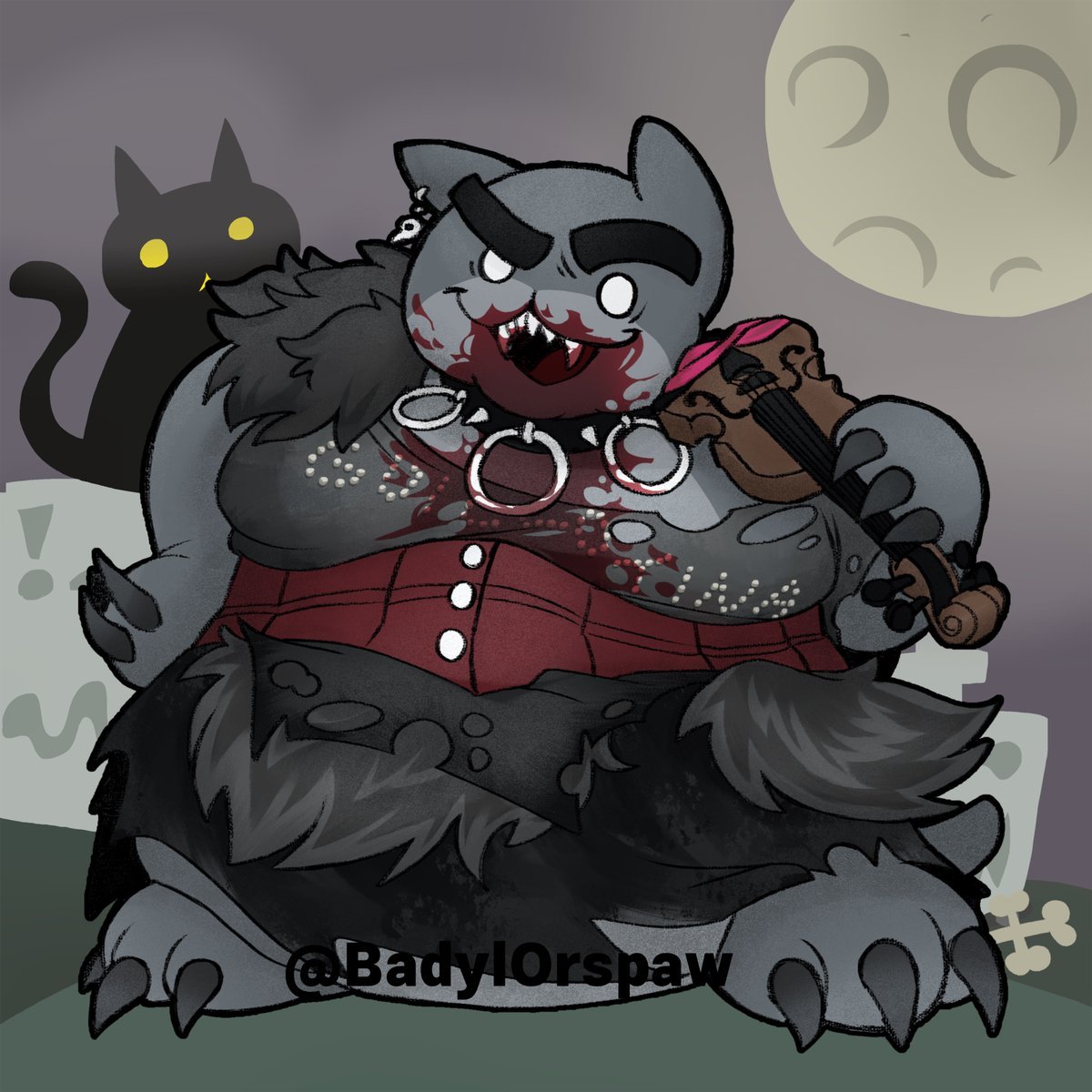 BadylOrSpaw's tweet photo. I got to do Guillotina!
Seeing it all come together really makes me so happy, so many references (skibidi Flushmaster and Maggie Bloat for one lmao) I can't look away <3

I thought someone would for sure make Miku, so I gave Tina the performance fit https://t.co/Op3ZfARLBB
