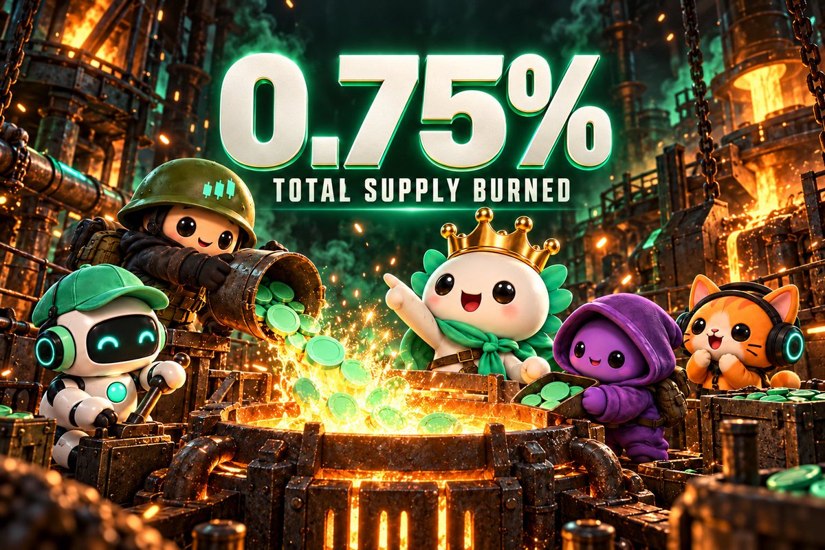 SquadsPF's tweet photo. 0.75% of the total $SQUAD supply has been bought back and burned so far.

This number is only going to drastically increase as mindshare grows, and as Squad Tokens start to launch and trading volume happens on them.

20% of all Squad Token fees are used to buyback and burn $SQUAD - on top of the 50% from the $SQUAD fees.