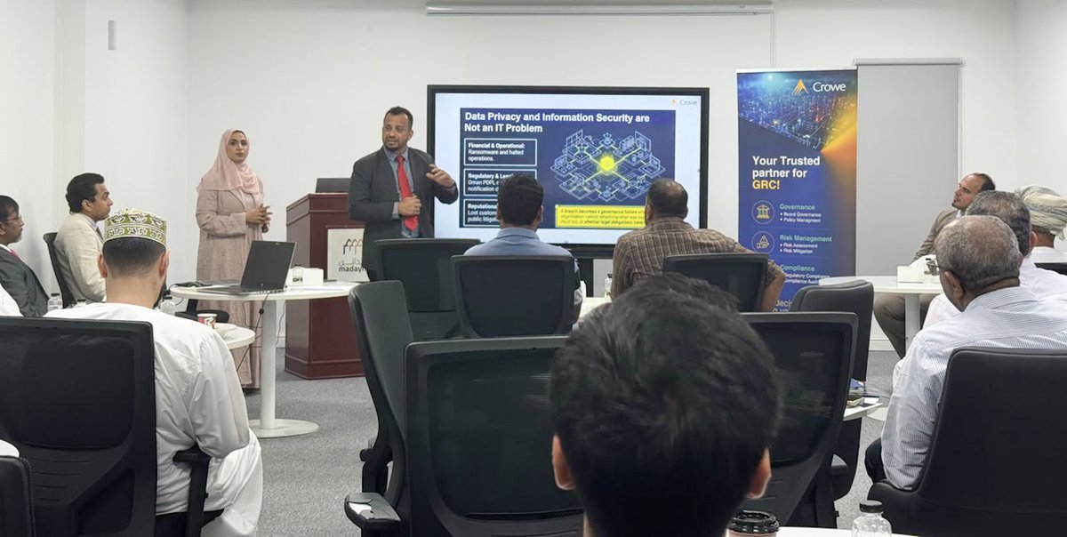 Raysut Industrial City, in collaboration with Crowe Oman, organised a workshop on ‘E-Invoicing Requirements and Implementation’, with the aim of raising awareness among investors of e-invoicing requirements and enhancing their readiness for implementation.