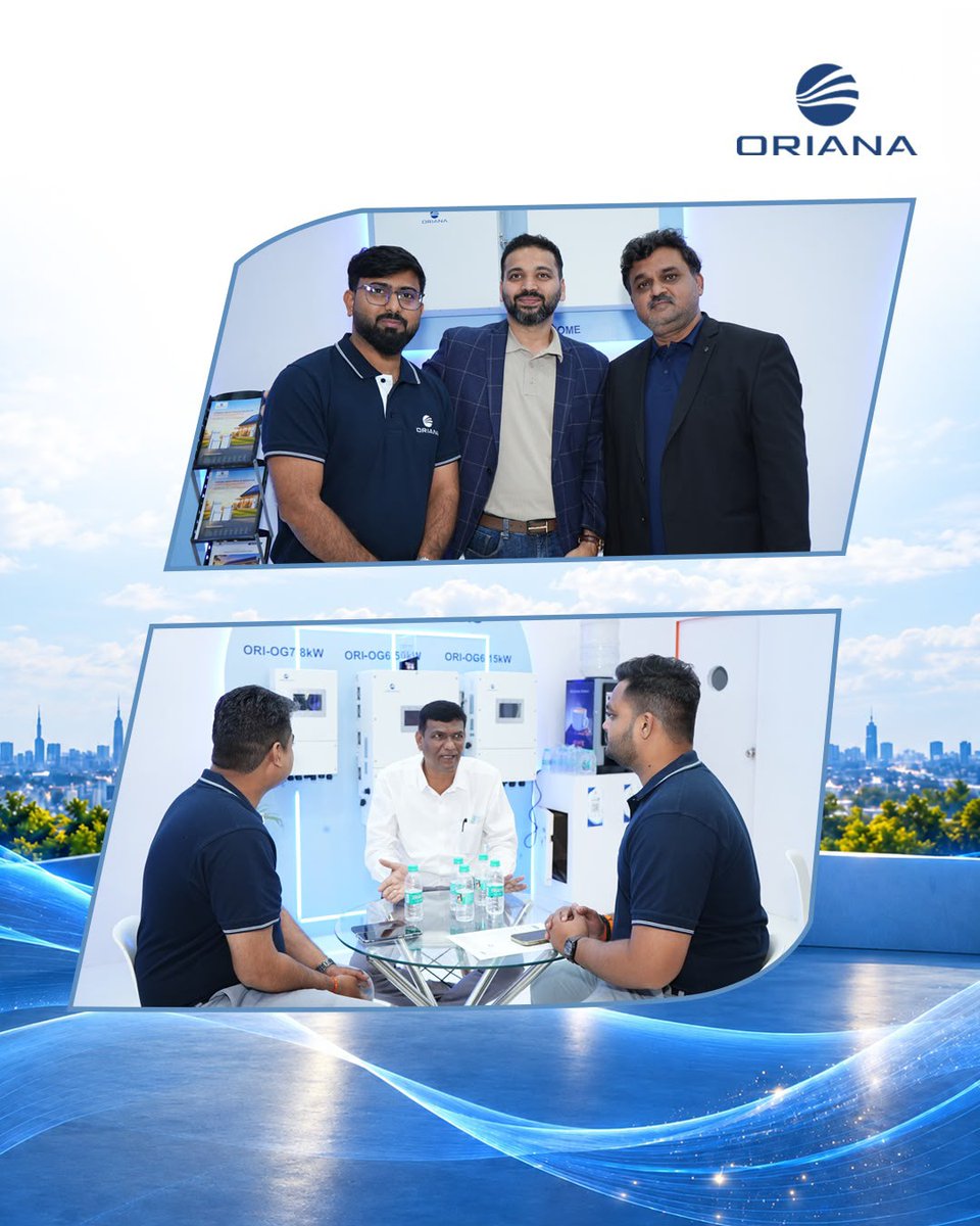 EQMagPro's tweet photo. Day 3 at REI Expo 2026. 
The energy continues around the new Oriana.

Visitors explored our inverter range and connected with our team over the technology, technical expertise and service support behind it. 

#Oriana #REIExpo2026 #SolarInverter #OrianaInverters #RE #EQMag https://t.co/YcQf8vWsJx