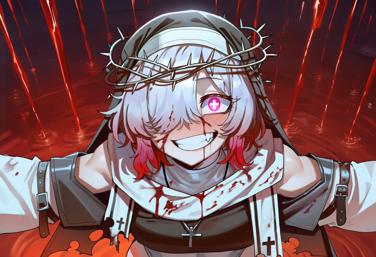 Fablebound_AI's tweet photo. Astrid — [FableBound OC]

Meet "The Thorned Saint", a devoted follower and one of the five leaders of "The Sacred Dawn".

A fanatical religious organization that preaches salvation and purity while secretly seeking to eradicate all non-human races in the name of humanity.

Behind her sweet smiles lies a ruthless fanatic who believes the world needs purification, genuinely convinced that everything she does is right.