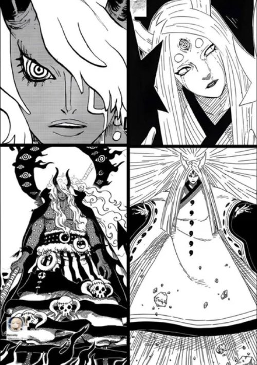 TimzMedia3's tweet photo. Could Imu actually surpass Kaguya once once his true power is revealed in One Piece? https://t.co/QR50AxAGik