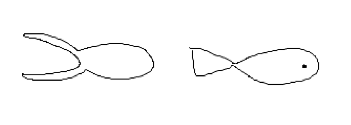 redunderscore_'s tweet photo. the neuron flies inside are shaped like fish https://t.co/KgHuxjNNLM