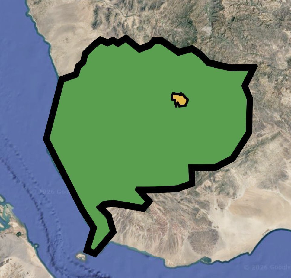 Adelalhasanii's tweet photo. الوضع الميداني الحقيقي في تعز الحبيبة:

🟢 اللون الأخضر: مناطق تحت سيطرة قوات صنعاء.

🟡 اللون الأصفر: المتبقي من سيطرة القوات التابعة للإصلاح.

ونأمل أن تتكلل جهود المصالحة التي تقودها شخصيات وازنة من أبناء تعز بالنجاح، وأن تُحقن الدماء وتُجنّب المدينة وأهلها المزيد من ويلات الحرب.

حفظ الله تعز وأهلها من كل سوء.

#عادل_الحسني