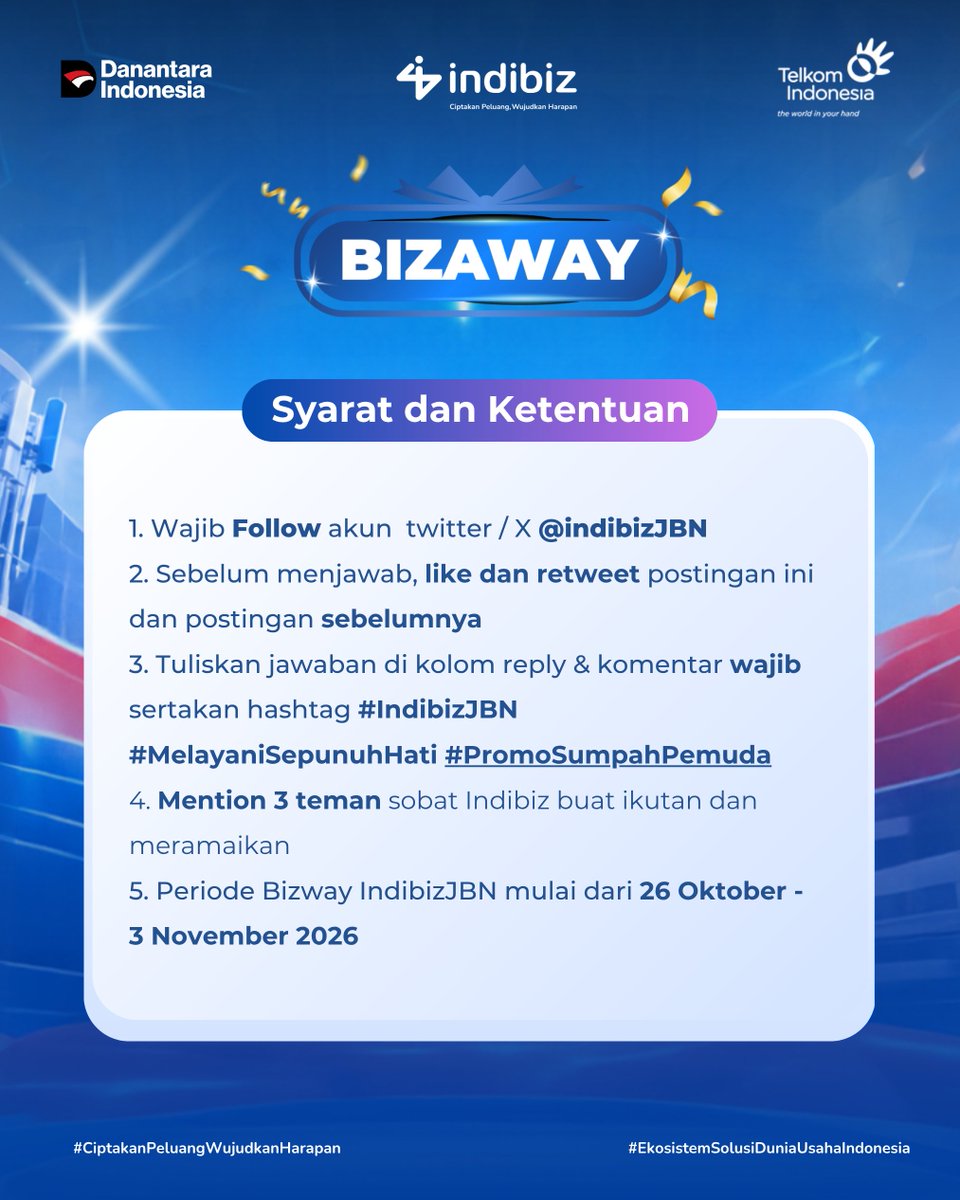 IndibizJBN's tweet photo. 🔎 Sobat Indibiz, seberapa jeli pengamatanmu? 👀

Ada 3 perbedaan tersembunyi di antara gambar A dan B. Coba temukan semuanya dan tuliskan jawabanmu di kolom reply, ya..!

Yuk, ajak teman-temanmu ikut meramaikan!

#IndibizJBN #MelayaniSepenuhHati #PromoSumpahPemuda #CiptakanPeluangWujudkanHarapan