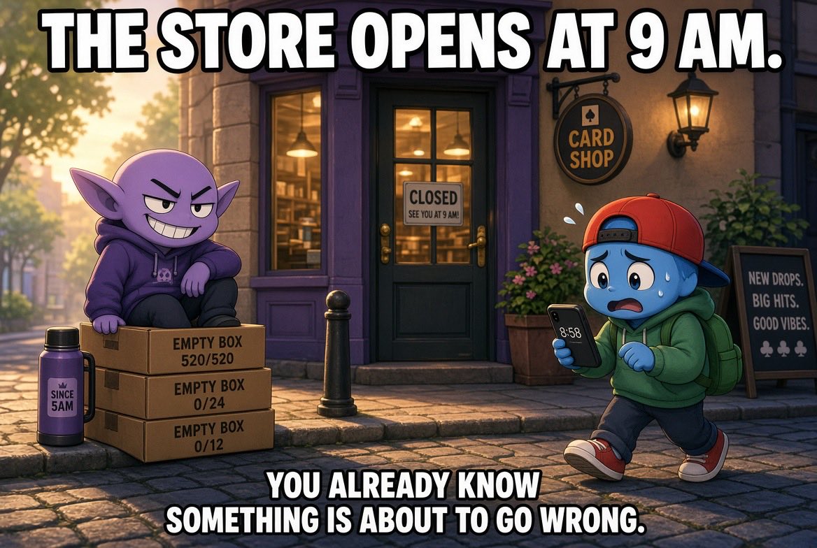 UNCATCHABLECOIN's tweet photo. The store opens at 9 AM.

The Collector arrives at 8:55.
The Scalper has been waiting since 5:30.
The Holder is checking the group chat.
The Rugger is nowhere to be found.

You already know something is about to go wrong. 😂

Welcome to the world of $UNCATCHABLE.

Catch nothing. Hold everything.