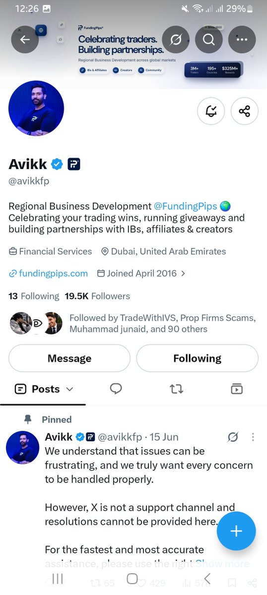 gold_pip_master's tweet photo. @erti_trades @fundingpips @avikkfp @erti_trades 
@snackankit66 
@ismaelFx20 
@ABUBAKER2905 
I'm akways Active and fully done the tasks i hope to win this time💙✅️ https://t.co/ttfVoJ0S2n