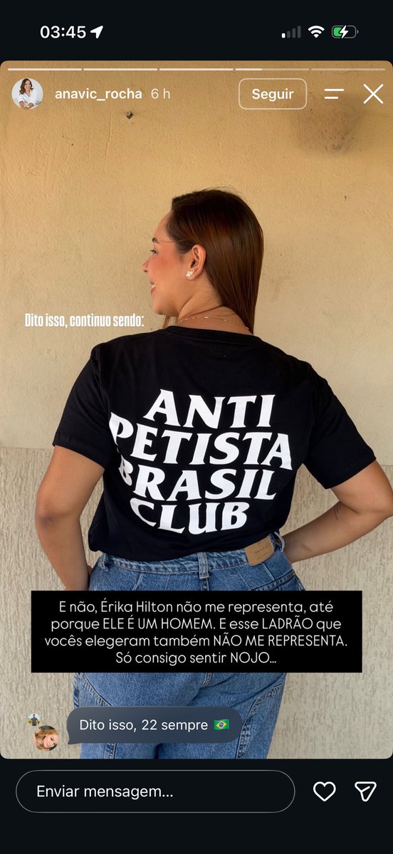 munizzzhs's tweet photo. A transfóbica mais fraca daqui da minha cidade, nojo. @ErikakHilton https://t.co/prtnhX5NF7