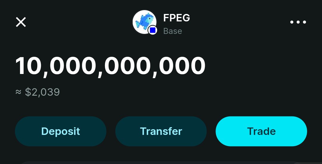 EAEarly_Adaptor's tweet photo. $100 $FPEG for 10 people 

To get: 
 - follow @EAEarly_Adaptor
 - like, RT, and drop base wallet 

24 hours https://t.co/HMCORRe6D9