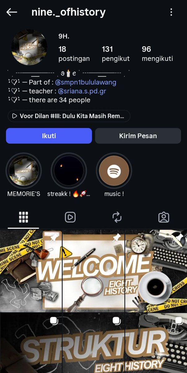 aliyaayayv's tweet photo. aduhh duh duhh akun Instagram kelas+akun Instagram sekolahnya ke spil nihh🤭🤣 jangan lupa mampir yah ke akun kelasnya. btw akun si own(nadia) ini di priv gaess takut kena spill kali ya(?) wkkwk, next aku kasi tau nomer orangtuanya dehh biar josjiss😘😋 https://t.co/WcTVzvqL10