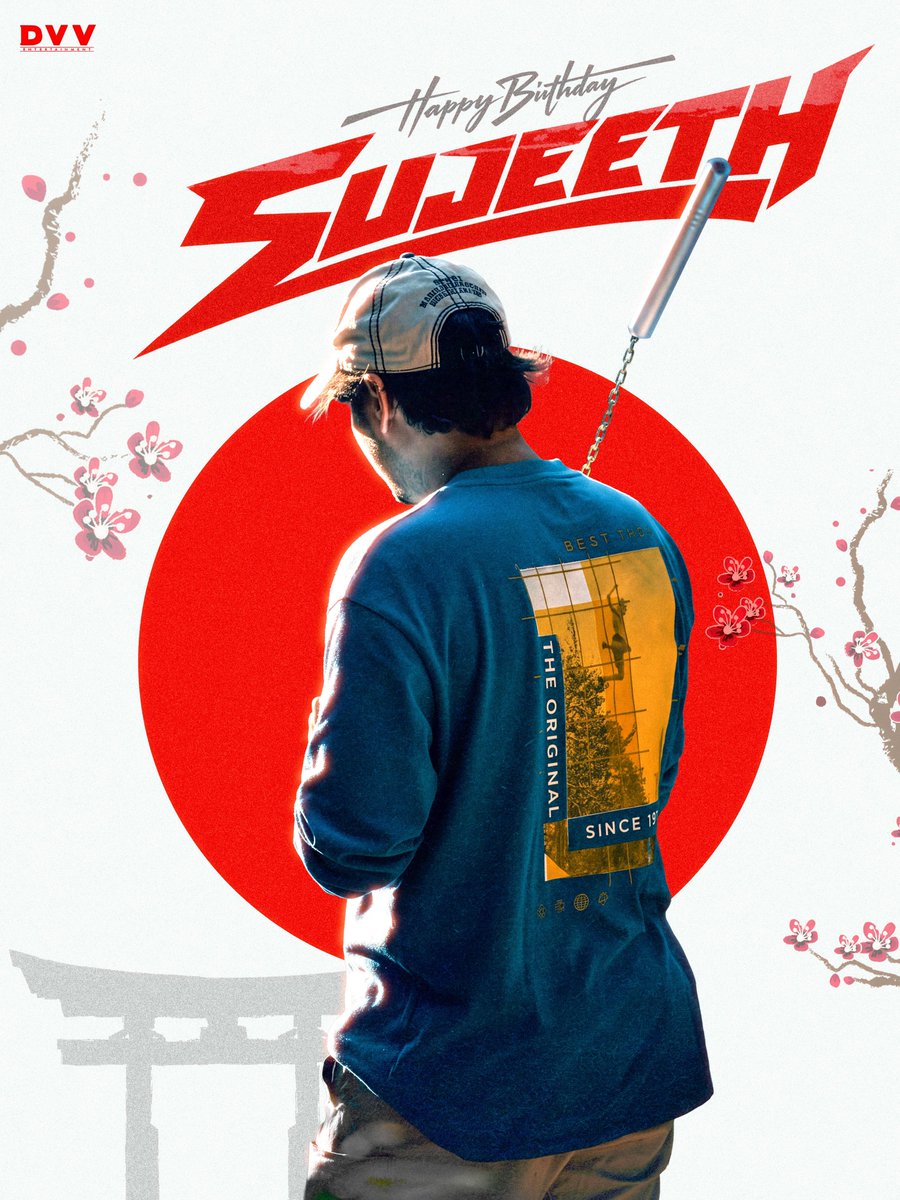 DVVMovies's tweet photo. Happy Birthday @Sujeethsign 🔥

May the best always find its way to you. 

జెండాలా ఎగరెయ్యాలి….♥️ https://t.co/OSZs7yZUUQ