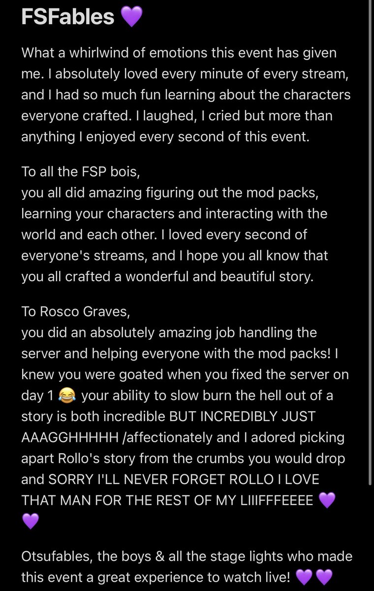 ashtroflaire's tweet photo. Thank you #FSFables for a wonderful journey, I loved every second of it 💜💐 https://t.co/2kCEKdLoPK