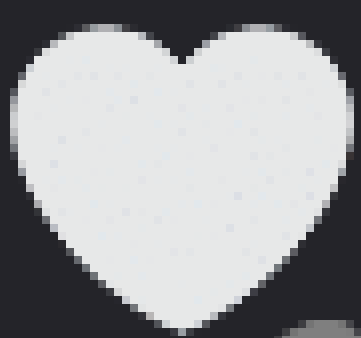 Fer_htb's tweet photo. here are some of the hearts that has the wierd noise

for some reason the white one has it 

probably some color palette problem or something, idk why this happends https://t.co/wH617H0VQV