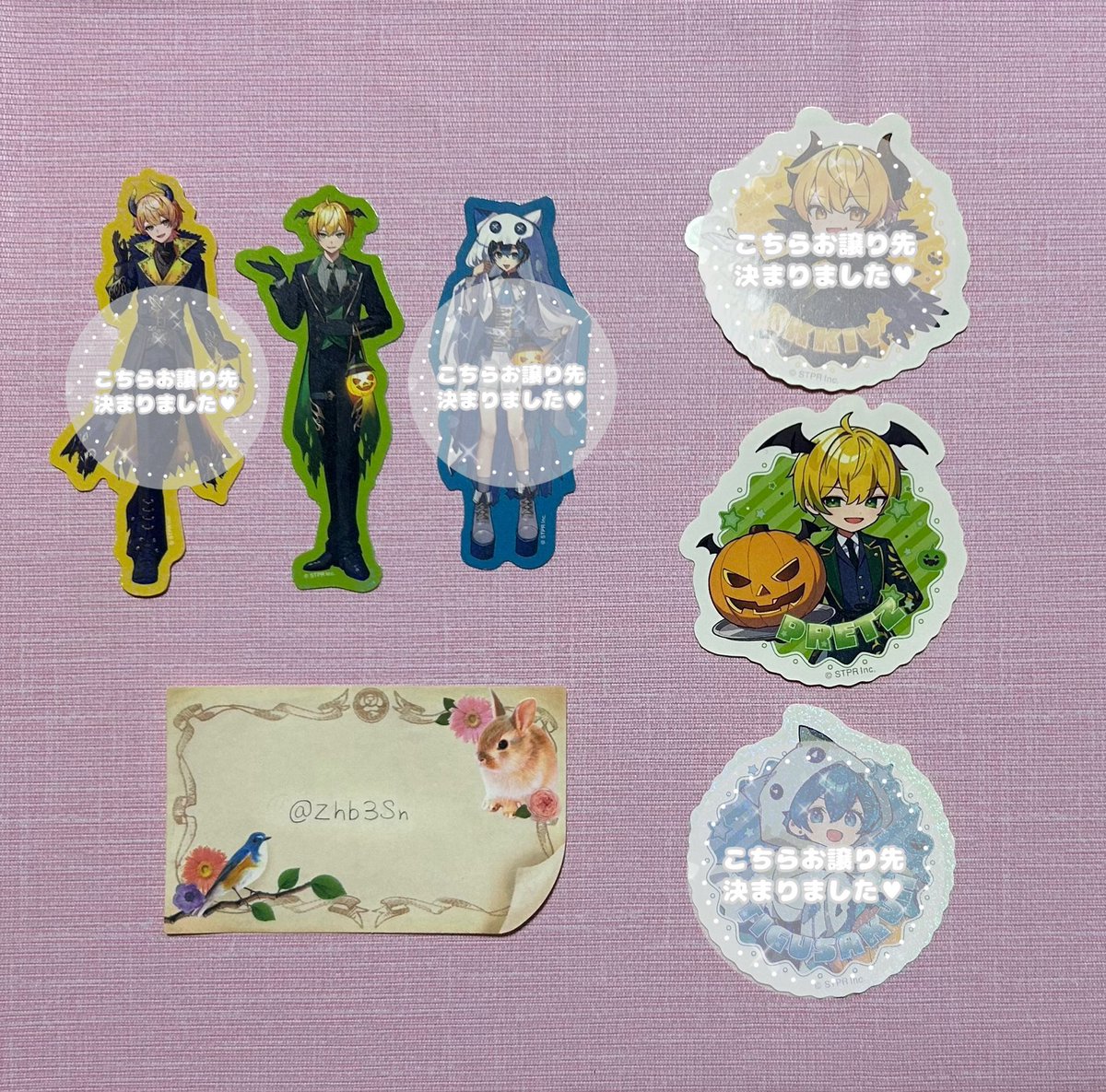Zhb3Sn's tweet photo. 求：定価（200/枚）＞💜同種
譲：💚

郵送📮または東京会場でのお取引
交換は優先度が低い為返信が遅くなります。
気軽にお声掛けください◎
#AMPTAKグッズ交換 #AMPTAKグッズ買取 https://t.co/z2Ut7VNamJ